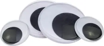 Sy plastikë lëvizës Brewis, set 4 copë, 30 mm dhe 50 mm, shumëngjyrësh