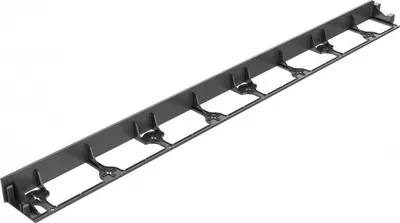 Bordurë kopshti UNIBORD Straight Edging, 18m, 4.5cm, e zezë - 1