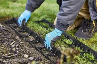 Bordurë kopshti UNIBORD Straight Edging, 18m, 4.5cm, e zezë - 2