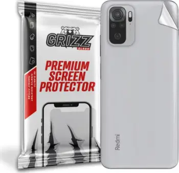 Film mbrojtës prapa GrizzGlass për Xiaomi Redmi Note 10 4G, sateni, transparent