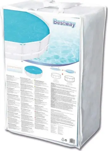 Mbulesë diellore pishine Bestway 58252, për Frame Pool 427 cm, PE, blu