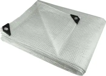 Mbulesë mbrojtëse Dedra Tarpaulin, 4 x 5 m, 100 g/m², transparente