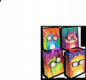 Qese dhurate Kalpol Gift Bag, 26x32x10cm, miks ngjyrash