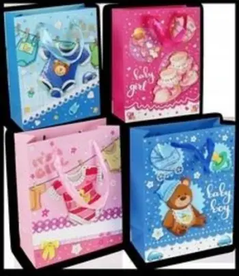 Qese dhurate Kalpol Gift Bag, 30x39x12cm, letër e laminuar, dizajn MIX