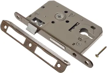 Bravë dere Premium Mortise Lock 60/50, për cilindër, universale, metalike