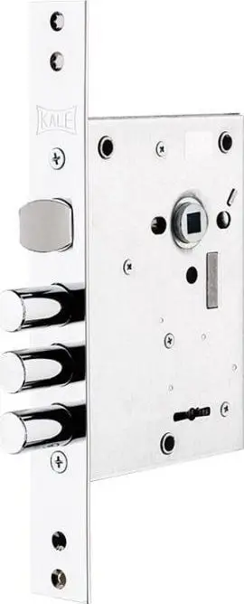 Bravë dere Kale Killit MORTISE LOCK KALE 442L CP, cilindrike, metal, ngjyrë krom