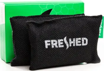 Qese freskuese për këpucë Freshed Black Eco, kundër erës së keqe, paketim 2 copë, të zeza