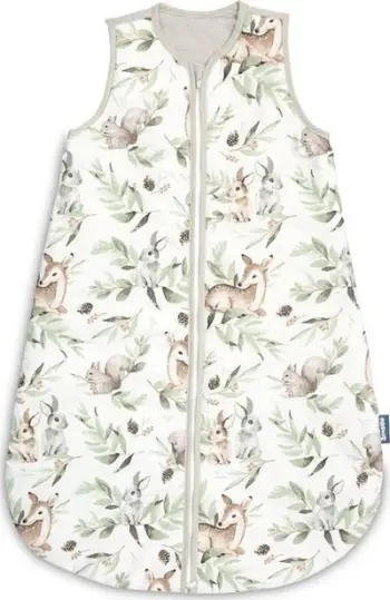 Qese gjumi për bebe Sensillo Sleeping Bag M, 50x80 cm, me dhelpra, gri