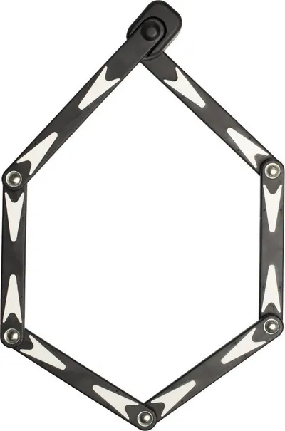 Bravë palosëse biçiklete Master Lock, 84cm, me çelës, e zezë - 1