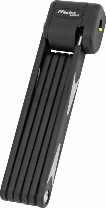 Bravë palosëse biçiklete Master Lock, 84cm, me çelës, e zezë - 4
