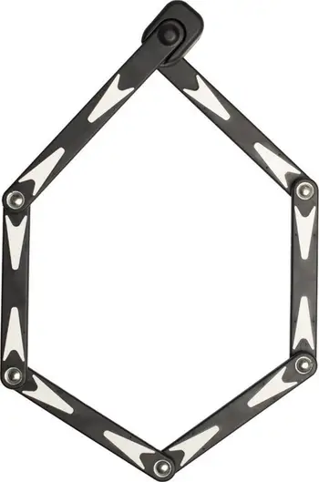 Bravë palosëse biçiklete Master Lock, 84cm, me çelës, e zezë