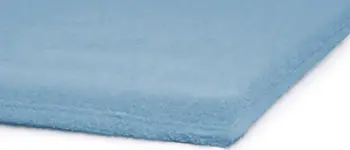 Mbulesë lavatriçe Terry 24, material frotir, 50x60 cm, blu e çelët