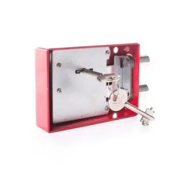 Bravë sigurie Smartkeeper, 122.5x84x32mm, 2 çelësa, e kuqe
