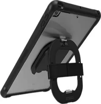 Mbulesë mbrojtëse OtterBox UnlimitED Kickstand për iPad 10.2", me këmbë mbajtëse, e zezë transparente