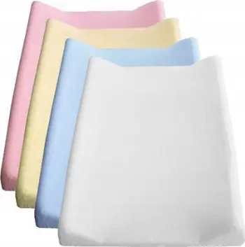 Mbulesë ndërruesi BabyMatex Cotton, 50/60x70/80 cm, pambuk jersey, e verdhë