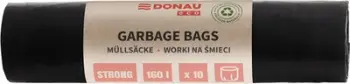 Qese mbeturinash Donau ECO, 160L, set 10 copë, të zeza