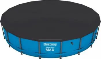 Mbulesë pishine Bestway 58039, për pishina 18', e zezë