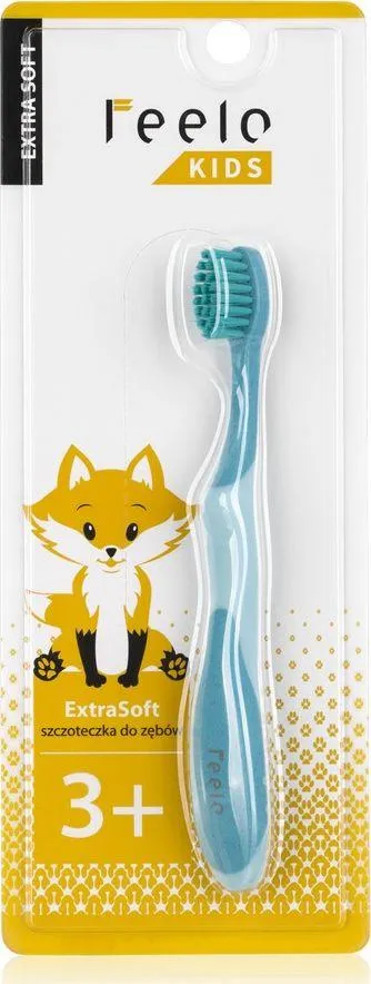 Brushë dhëmbësh për fëmijë Feelo ExtraSoft, 3+ - 1