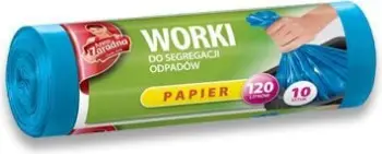Qese mbeturinash LDPE Martha Zaczarowana 120L, 10 copë, blu