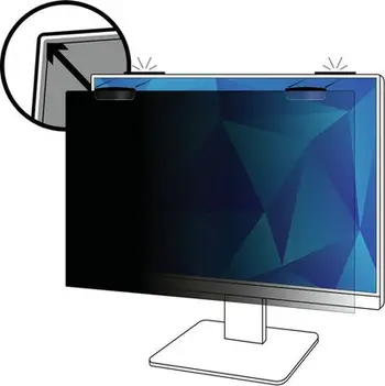 Filtër privatësie për monitor 3M COMPLY Magnetic Attach, kënd shikimi 60°, sipërfaqe mat dhe me shkëlqim, i zi
