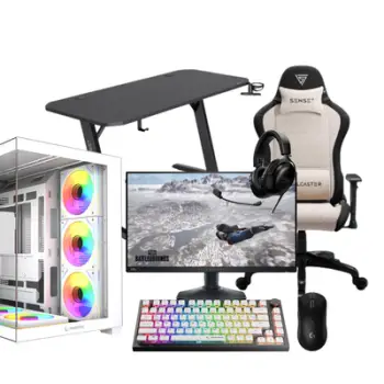 BT Bundle M6 – PC Gaming RTX 5070 Ti 16GB, Ryzen 7 9800X3D, 32GB DDR5 6400MHz, 2TB NVMe + Alienware 500Hz Setup