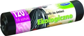 Qese për mbeturina Stella Pack, 120l, 10 copë, të zeza