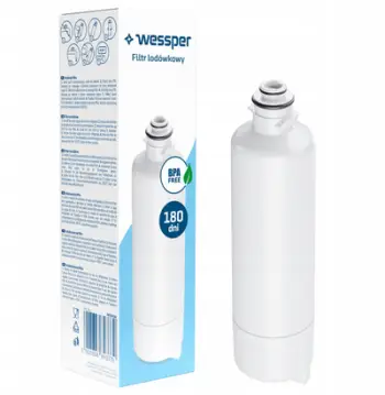 Filtër uji për frigorifer Wessper WES406, zëvendësim Ultra Clarity Pro 11025825, i bardhë