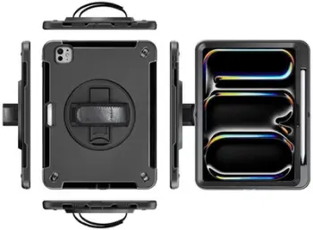 Mbulesë tablet ESTUFF OHIO për iPad Pro 11 2025 2024, magnetike, gri