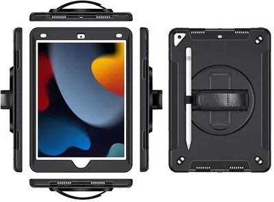 Mbulesë tablet ESTUFF OHIO, për iPad 10.2 2019 2020 2021, e zezë - 1