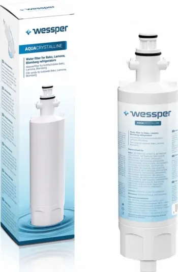 Filter uji frigoriferi Wessper AquaCrystalline, zëvendësues Beko 4874960100, 6 muaj