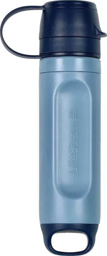 Filtër uji LifeStraw Peak Series Solo, 28mm, portativ, blu malor