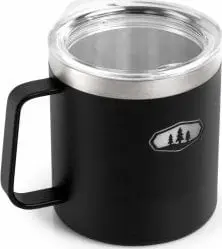 Filxhan kampingu GSI Outdoors Glacier Stainless Camp Cup, 444 ml, çelik inox, i zi