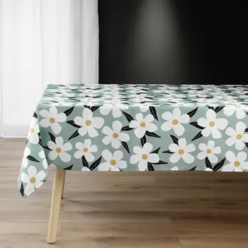 Mbulese tavoline Today Rectangular Darcy, 140x240cm, mikrofibër, jeshile sage