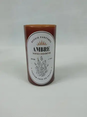 Qiri aromatik Atmosphera Snow Amber, 230g, fitil druri, kafe