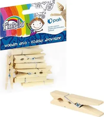Fiorello Dekorime Druri me Kapëse, të Mëdha, 12 Copë
