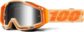 Syze motokrosi 100% Racecraft Sahara, lente Silver Mirrored anti-fog