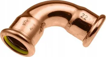 Fiting bakri KAN-therm Copper Bend, 90°, 22mm, bronztë