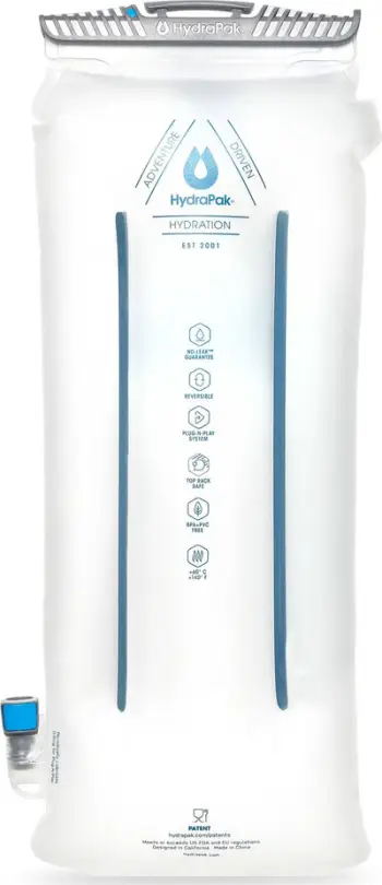 Qeskë uji Hydrapak Contour, 3L, rezervuar hidratimi, blu