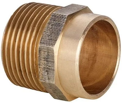 Fiting nipple bakri IBP Bronze 4243, 18x3/4", filetim mashkullor - 1