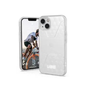 Mbulesë telefoni UAG Civilian për iPhone 13, 6.1", ultra e hollë, transparente Frosted Ice