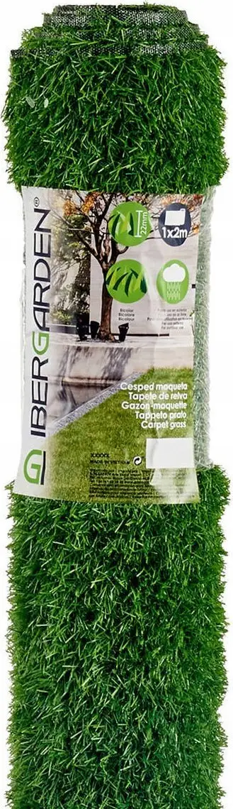 Qilim bar sintetik Astro Turf, 100 x 200 cm, polietilen polipropilen, jeshile dyngjyrëshe