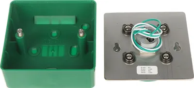 Buton daljeje për derë PW-86E, monostabil, IP65, i gjelbër - 3