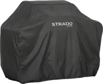 Mbulesë uji Strado për grill, 170x60x117 cm, e zezë