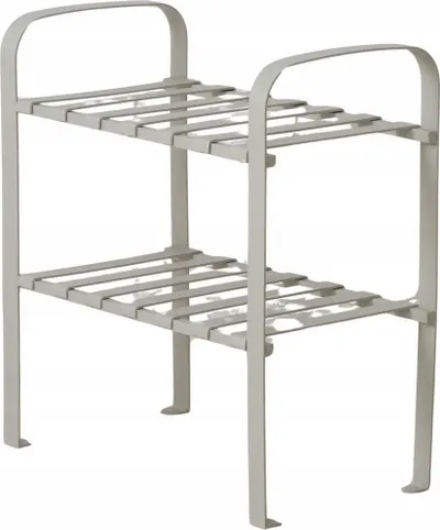 Raft metalik Seléna, 2 nivele, 28x50x55.5 cm - 1