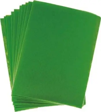 Fletë filci Brewis A4, 2 mm, set 10 copë, jeshile e errët
