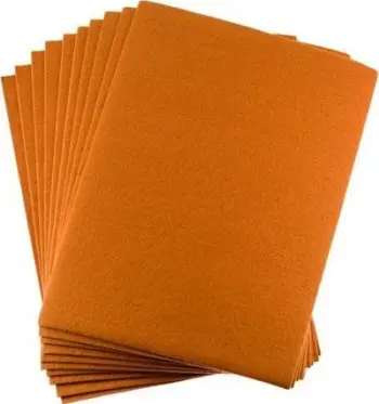 Fletë fetre BREWIS FC410-9, format A4, set 10 copë, kafe