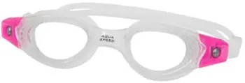 Syze noti për fëmijë Aqua Speed Pacific Jr, Anti fog, me mbrojtje UV, transparente me rozë