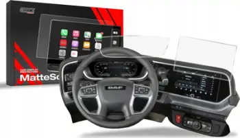 Fletë mbrojtëse ekran për panel makine Daf XG+ NGD, 2in1, anti-gjurma gishtash, matte