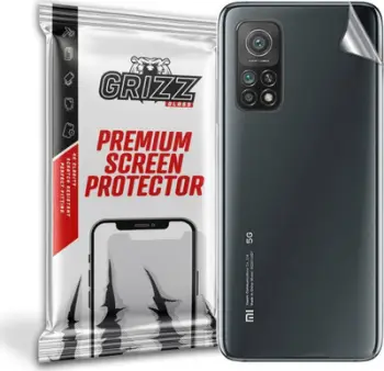 Fletë mbrojtëse pasme GrizzGlass për Xiaomi Mi 10T 5G, SatinSkin, transparente