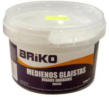 Mbushës druri Briko Wood Filler Interior, 0.48kg, i bardhë